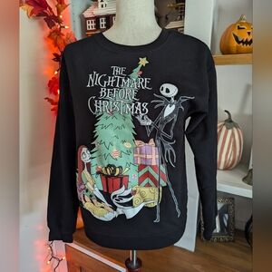 Nightmare Before Christmas Sweatshirt Adult Disney Small
